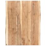 vidaXL Tafelblad 80x(50-60)x3,8 cm massief acaciahout, Verzenden, Nieuw