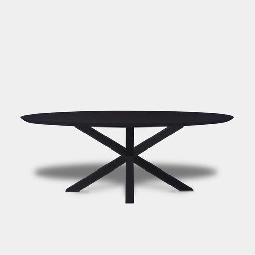 Tafel Ovaal Eikenhout  Matrix Hout  240x110, Huis en Inrichting, Tafels | Eettafels