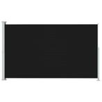 Zwart Uittrekbaar Balkonscherm 180x300|OP = OP! (tuinscherm), Staal, Nieuw, Ophalen of Verzenden, 200 cm of meer