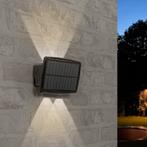Solar up down wandlamp Njord met warm wit licht, Tuin en Terras, Zonne-energie, Kunststof, Verzenden, Minder dan 50 watt