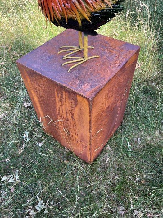Standaard - Staal, Cortenstaal - Corten staal - Zuil, Antiek en Kunst, Curiosa en Brocante