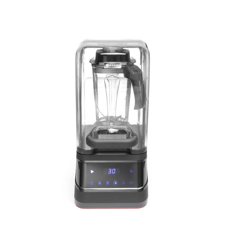Hendi Bar Blender digitaal met geluiddempende kap BPA-vrij, Hobby en Vrije tijd, Taarten en Cupcakes maken, Nieuw, Verzenden