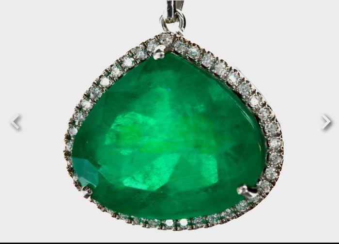 Zonder Minimumprijs - Ketting met hanger - 18 karaat Witgoud, Sieraden, Tassen en Uiterlijk, Antieke sieraden