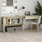 vidaXL Hoekbureau 200x50x76 cm bewerkt hout sonoma, Huis en Inrichting, Bureaus, Verzenden, Nieuw