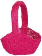 Sisal (strooi)mandje roze, Verzenden, Sweet-One, Nieuw, Accessoires