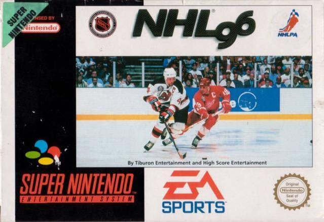 NHL 96-Standaard (SNES) Gebruikt, Spelcomputers en Games, Games | Nintendo Super NES, Zo goed als nieuw, Ophalen of Verzenden