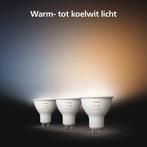 Philips Hue Spot warm-tot koelwit licht - 3 pack - GU10, Huis en Inrichting, Lampen | Overige, Ophalen of Verzenden, Zo goed als nieuw