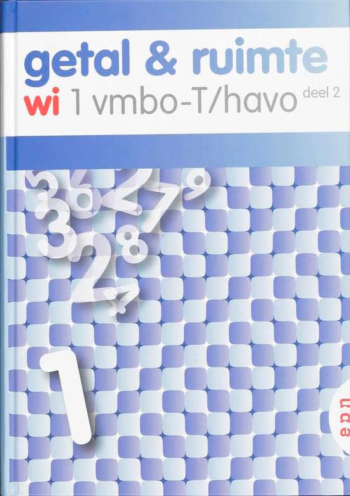 Getal en Ruimte 1 Vmbo Thavo deel 2 9789011102392, Boeken, Techniek, Zo goed als nieuw, Verzenden