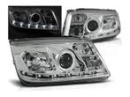 Daylight Chrome LED DRL koplampen geschikt voor VW Bora, Nieuw, Volkswagen, Verzenden