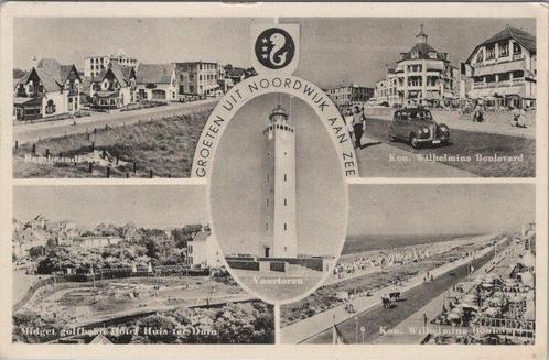 NOORDWIJK AAN ZEE - Meerluik Groeten uit Noordwijk aan Zee, Verzamelen, Ansichtkaarten | Nederland, Verzenden