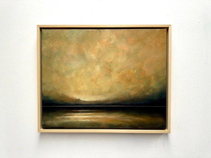 Joost Verhagen - Ouddorp Twilight, Antiek en Kunst, Kunst | Schilderijen | Modern