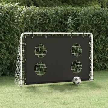 vidaXL Voetbaldoeltrainingsdoel 184x61x122 cm staal beschikbaar voor biedingen
