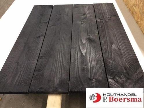 Douglas tuinplank | zwart gecoat | Goedkoop!!, Doe-het-zelf en Verbouw, Hout en Planken, Overige houtsoorten, 300 cm of meer, Minder dan 25 mm