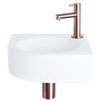 Fonteinset Differnz Cleo 30x30x10 cm Keramiek Wit Met Kraan, Ophalen of Verzenden, Nieuw, Overige typen