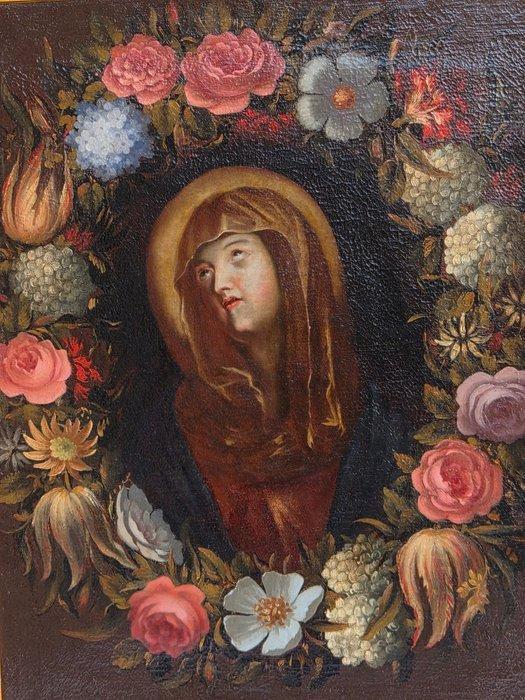 Carlo Cittadini (?- 1661), Bottega di - Vergine Maria, Antiek en Kunst, Kunst | Schilderijen | Klassiek