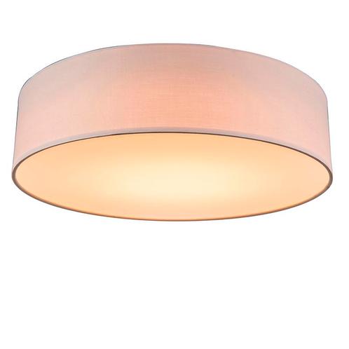 Plafondlamp roze 40 cm incl. LED - Drum LED, Huis en Inrichting, Lampen | Plafondlampen, Nieuw, Overige materialen