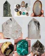 822 g - Verzameling gepolijste natuurlijke stenen,