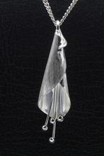 Zilveren Kelk mat-glans ketting hanger, Verzenden, Nieuw