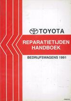1991 Toyota personenwagens reparatietijden handboek, Auto diversen, Handleidingen en Instructieboekjes, Verzenden