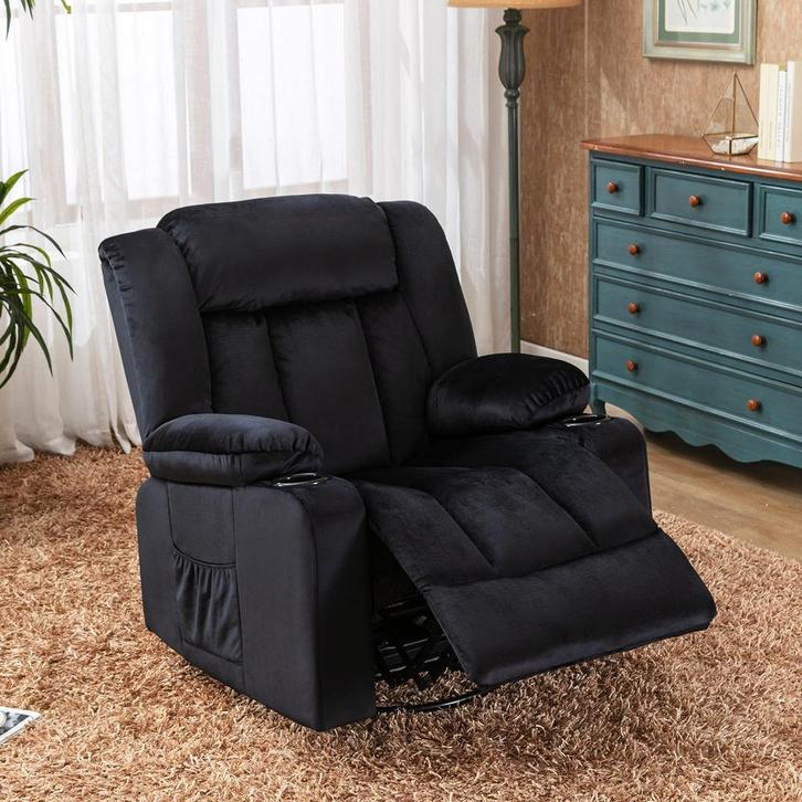 COMHOMA stoffen relaxfauteuil met verstelfunctie, tv-stoel m, Huis en Inrichting, Fauteuils, Zo goed als nieuw, Verzenden
