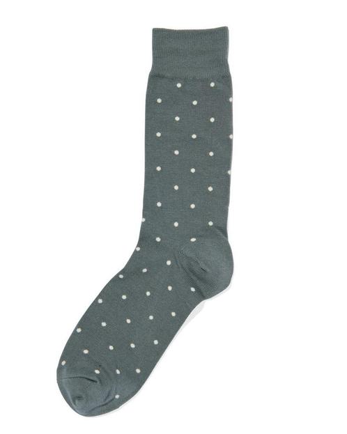 HEMA Heren sokken met katoen stippen donkergroen, Kleding | Heren, Overige Herenkleding, Nieuw, Verzenden