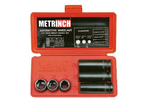 1/2 Krachtdoppenset voor wielmoeren 6-dlg., Auto diversen, Autogereedschap, Nieuw, Verzenden