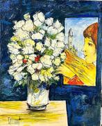 Gérard Gouvrant (1946) - Le premier bouquet, Antiek en Kunst, Kunst | Schilderijen | Klassiek
