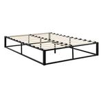 Metalen bed Kogel met lattenbodem zwart 140x200 cm