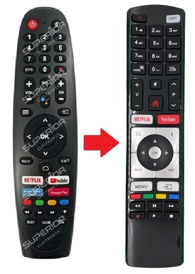 Alternatieve Smart Tech Android TV afstandsbediening, Audio, Tv en Foto, Afstandsbedieningen, Verzenden