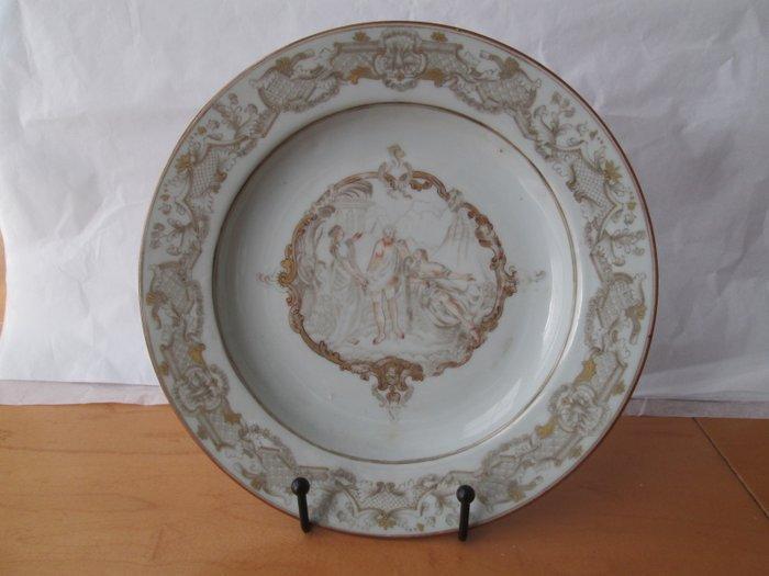 Encre de Chine, Chine de commande BORD met afbeelding, Antiek en Kunst, Antiek | Overige Antiek