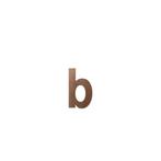 Letter B/ 156 mm Bronze blend, Nieuw, Overige typen, Verzenden
