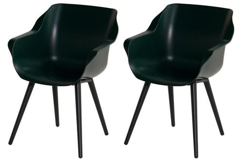 Hartman Sophie Studio dining armstoel - Night green - Set, Tuin en Terras, Tuinsets en Loungesets, Nieuw, Overige materialen, Verzenden