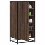 vidaXL Schoenenrek 48x38x97,5 cm bewerkt hout bruin, Huis en Inrichting, Kasten | Schoenenrekken, Verzenden, Nieuw