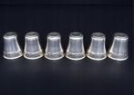 Paul Bouton, Paris - Bekerglas (6) - – Set van 6 - 54 g., Antiek en Kunst