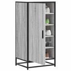 vidaXL Schoenenrek 48x38x97,5 cm bewerkt hout grijs sonoma, Huis en Inrichting, Kasten | Schoenenrekken, Verzenden, Nieuw