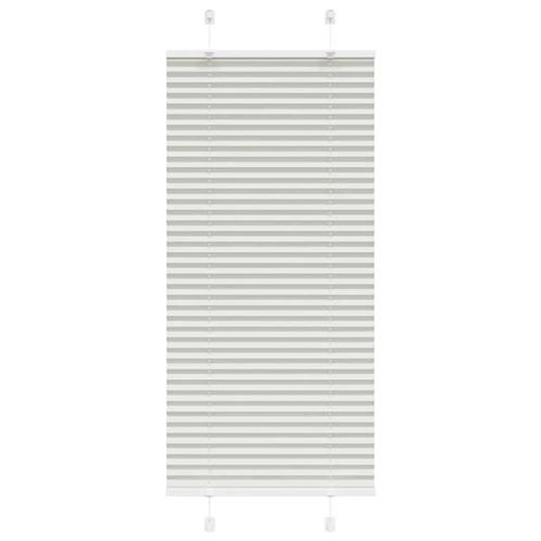 vidaXL Plissé rolgordijn 65x100 cm stofbreedte 64,4 cm, Huis en Inrichting, Stoffering | Gordijnen en Lamellen, Grijs, Nieuw, Verzenden