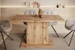 Meubella eetkamertafel Tova eiken eettafel 140 cm, Huis en Inrichting, Tafels | Eettafels, 100 tot 150 cm, Verzenden, Nieuw, 50 tot 100 cm