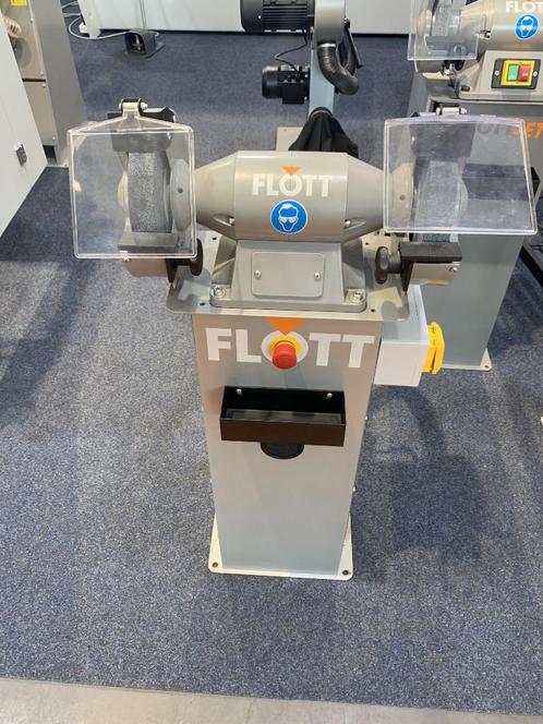 FLOTT TS 200 SD P dubbele slijpmachine + afzuiging, Zakelijke goederen, Machines en Bouw | Metaalbewerking, Ophalen