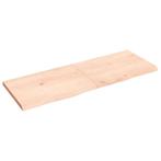 vidaXL Wandschap 140x50x(2-4) cm onbehandeld massief, Huis en Inrichting, Woonaccessoires | Wandplanken en Boekenplanken, Verzenden