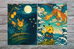 SDIMART 1996 - LOT of 2 Pikachu Vs Umbreon Uukiyo-e-, Nieuw