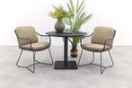 Suns Virenze aluminium Ø 90 cm./Taste Prego - ronde, Tuin en Terras, Tuinsets en Loungesets, Verzenden, Nieuw, Rvs, Tuinset