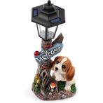 Hyundai - tuinlamp - hond - dierenlamp op zonne-energie, Tuin en Terras, Verzenden, Nieuw
