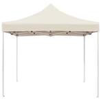 Partytent professioneel inklapbaar 2x2 m aluminium crme, Tuin en Terras, Verzenden, Nieuw, 2 meter of meer, Partytent