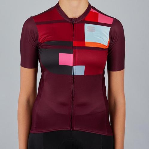 Sportful - Maat M - Idea W Fietsshirt Dames - Rood, Sport en Fitness, Wielrennen, Verzenden