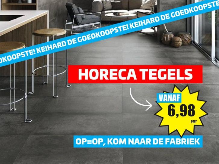 VLOEREN ACTIES! Horeca betonlook tegels 6,98 pm2, Doe-het-zelf en Verbouw, Tegels, 40 tot 60 cm, 40 tot 60 cm, 10 m² of meer, Nieuw