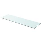 vidaXL Wandschap transparant 90x25 cm glas, Huis en Inrichting, Woonaccessoires | Wandplanken en Boekenplanken, Verzenden, Nieuw