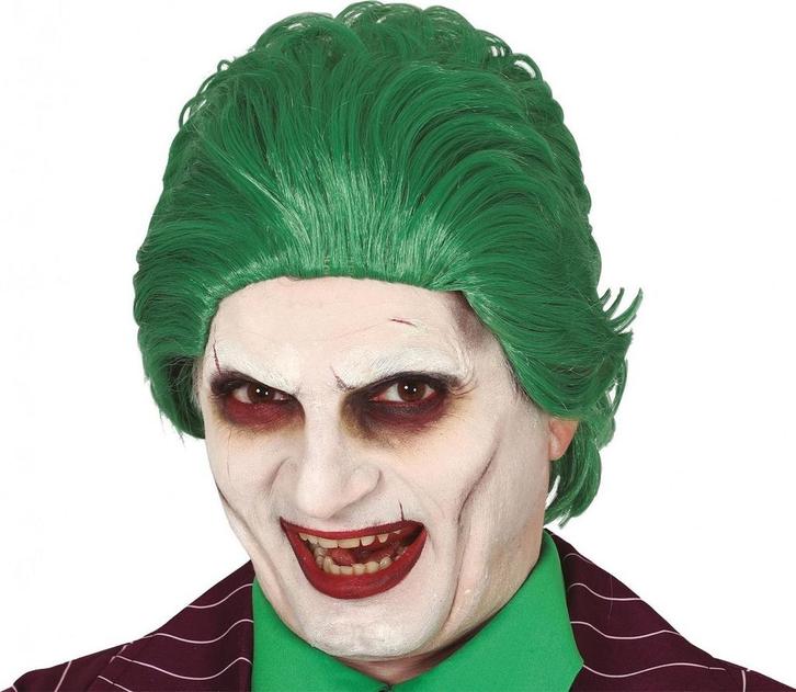 Halloween Pruik Joker Clown Groen, Hobby en Vrije tijd, Feestartikelen, Nieuw, Verzenden