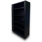 Roldeurkast (staal) mat zwart inclusief slot (197x120x45), 100 tot 150 cm, Verzenden, Nieuw, Metaal
