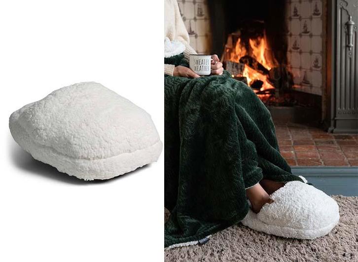 SENZA Teddy Voetenwarmer - Warme voeten - Wit, Kleding | Dames, Overige Dameskleding, Nieuw, Verzenden