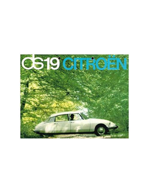 1964 CITROEN DS 19 BROCHURE NEDERLANDS, Boeken, Auto's | Folders en Tijdschriften